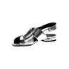 CALVIN KLEIN SILVER WOMAN SANDAL SHOES