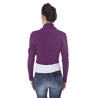 DATCH SHRUG LONG SLEEVES PURPLE WOMAN