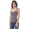 JOHN GALLIANO TOP DONNA GRIGIO