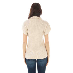 FRED PERRY WOMEN&39S BEIGE SWEATER