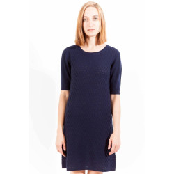 GANT SHORT DRESS WOMAN BLUE