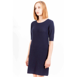 GANT SHORT DRESS WOMAN BLUE