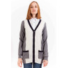 GANT CARDIGAN DONNA GRIGIO