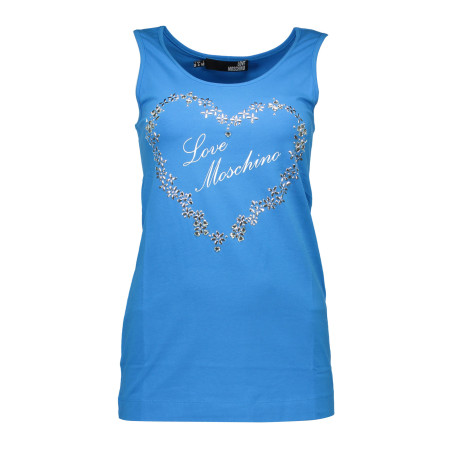 LOVE MOSCHINO CANOTTA DONNA BLU