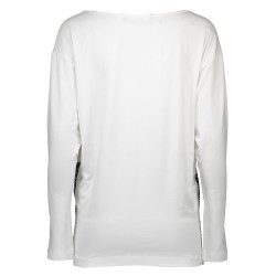 LOVE MOSCHINO LONG SLEEVE T-SHIRT WOMAN WHITE