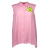 LOVE MOSCHINO PINK WOMAN SLEEVELESS SHIRT