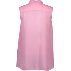 LOVE MOSCHINO PINK WOMAN SLEEVELESS SHIRT