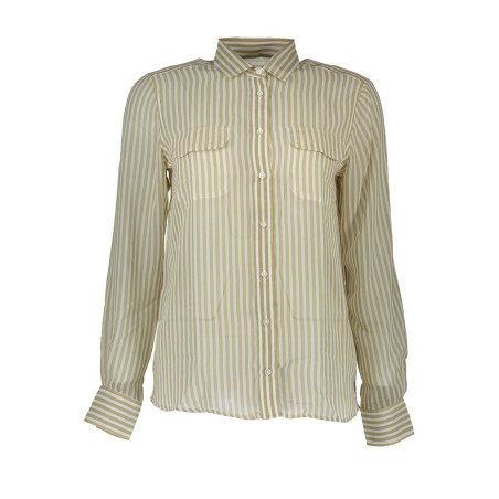 GANT WOMEN&39S LONG SLEEVE BEIGE SHIRT