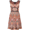 JUST CAVALLI SHORT DRESS WOMAN ORANGE