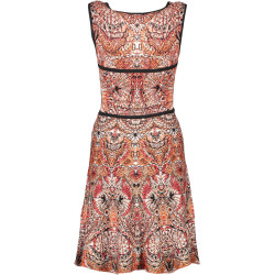 JUST CAVALLI SHORT DRESS WOMAN ORANGE