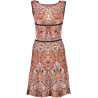 JUST CAVALLI SHORT DRESS WOMAN ORANGE