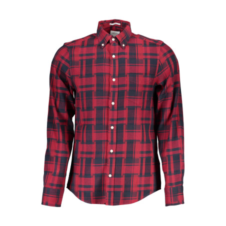 GANT CAMICIA MANICHE LUNGHE UOMO ROSSO