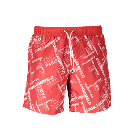 Karl Lagerfeld Beachwear KL20MBM08_ROSSO_RED