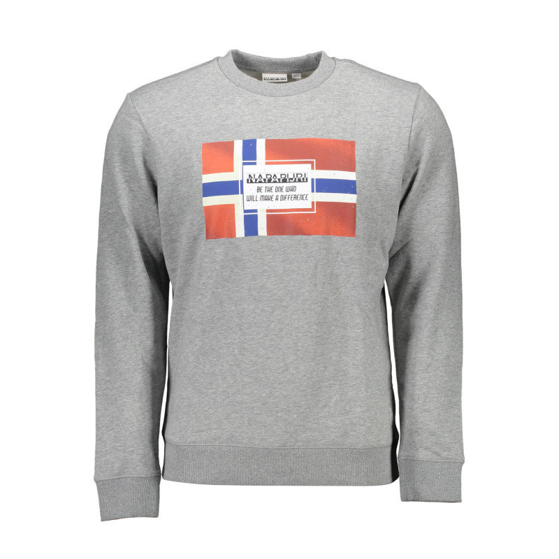 NAPAPIJRI SWEATSHIRT WITHOUT ZIP MAN GRAY