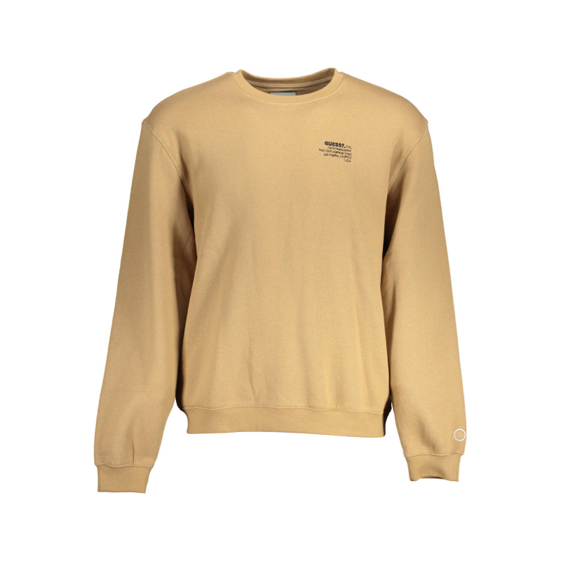 GUESS JEANS SWEATSHIRT WITHOUT ZIP MAN BEIGE