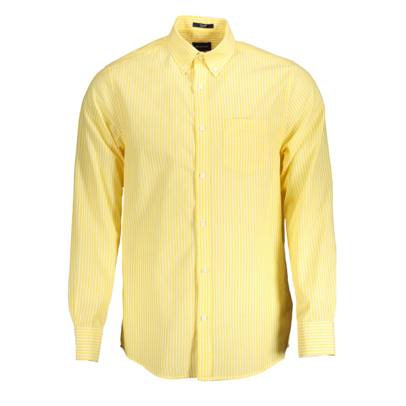 GANT MEN&39S YELLOW LONG SLEEVE SHIRT