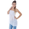 WOMEN&39S WHITE BLUSHARD TOP