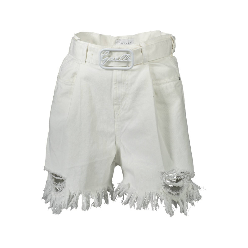 GAELLE PARIS WHITE WOMAN SHORT TROUSERS