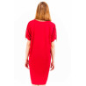 LOVE MOSCHINO RED WOMAN SHORT DRESS