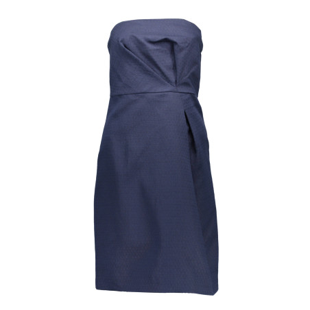 GANT SHORT DRESS WOMAN BLUE