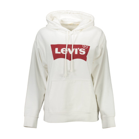 LEVI'S FELPA SENZA ZIP DONNA BIANCO