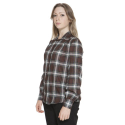 GANT CAMICIA MANICHE LUNGHE DONNA MARRONE