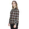 GANT CAMICIA MANICHE LUNGHE DONNA MARRONE