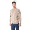 YUKO MAGLIONE UOMO BEIGE