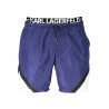 KARL LAGERFELD BEACHWEAR SWIMSUIT PARTS UNDER MAN BLUE