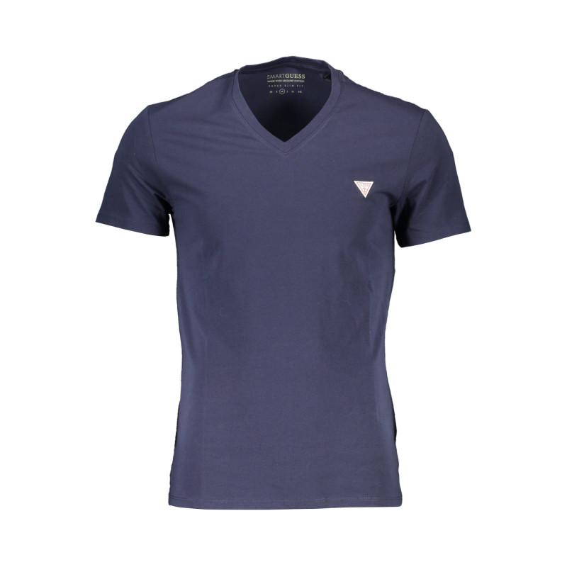 GUESS JEANS T-SHIRT MANICHE CORTE UOMO BLU