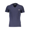 GUESS JEANS T-SHIRT MANICHE CORTE UOMO BLU