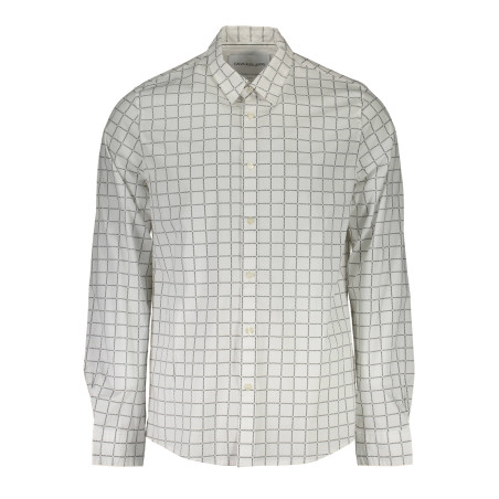 CALVIN KLEIN WHITE MEN&39S LONG SLEEVE SHIRT