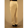 PATRIZIA PEPE WHITE WOMAN TROUSERS