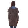 FRED PERRY BROWN WOMAN CARDIGAN