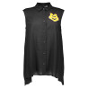 LOVE MOSCHINO CAMICIA SENZA MANICHE DONNA NERO