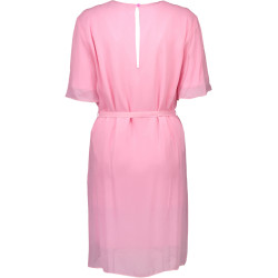 LOVE MOSCHINO SHORT DRESS PINK WOMAN