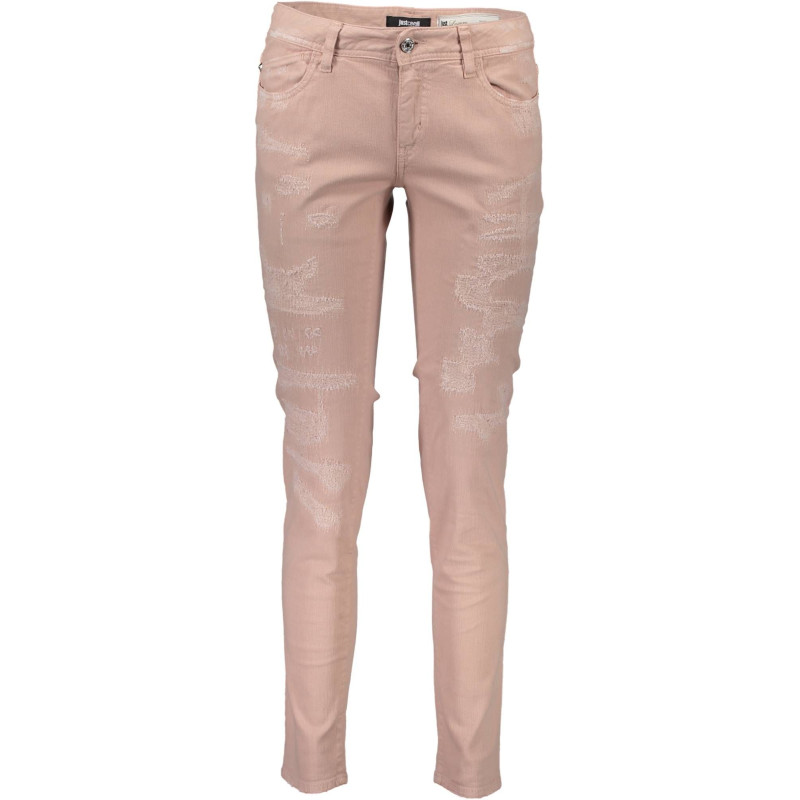 JUST CAVALLI PANTALONE DONNA ROSA