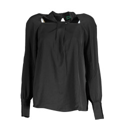 GUESS JEANS LONG SLEEVE SHIRT WOMAN BLACK