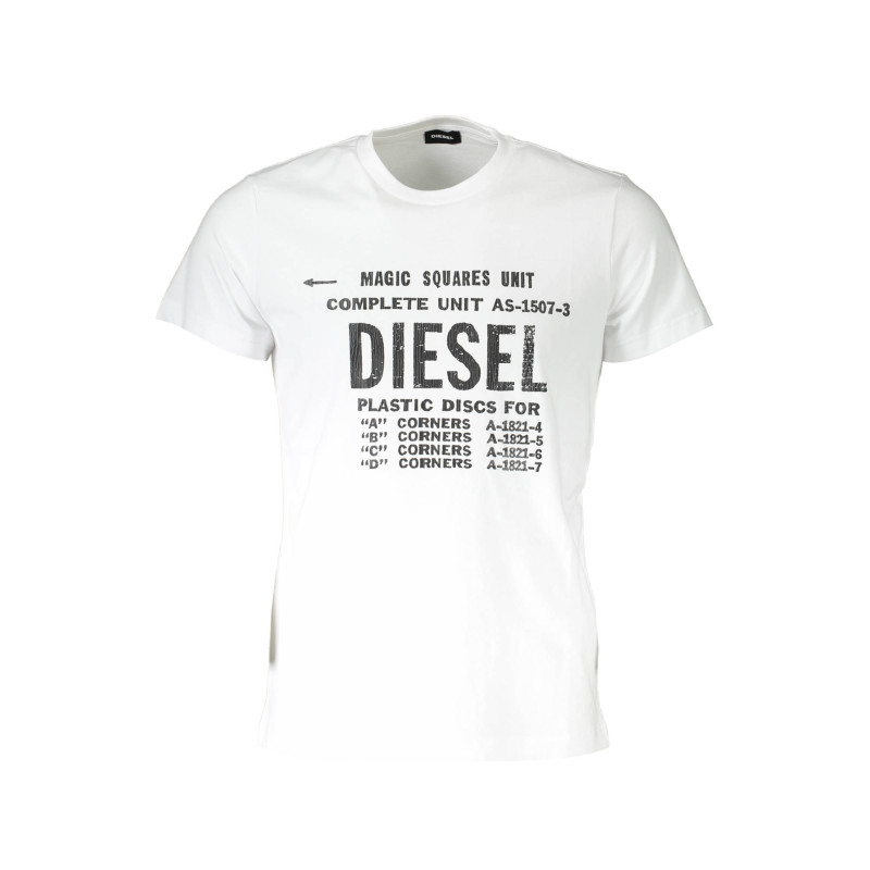 DIESEL WHITE MEN&39S SHORT SLEEVE T-SHIRT