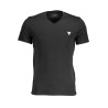 GUESS JEANS T-SHIRT MANICHE CORTE UOMO NERO