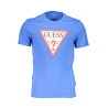 GUESS JEANS T-SHIRT MANICHE CORTE UOMO BLU