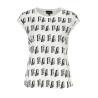 EMPORIO ARMANI SLEEVELESS T-SHIRT WOMAN WHITE