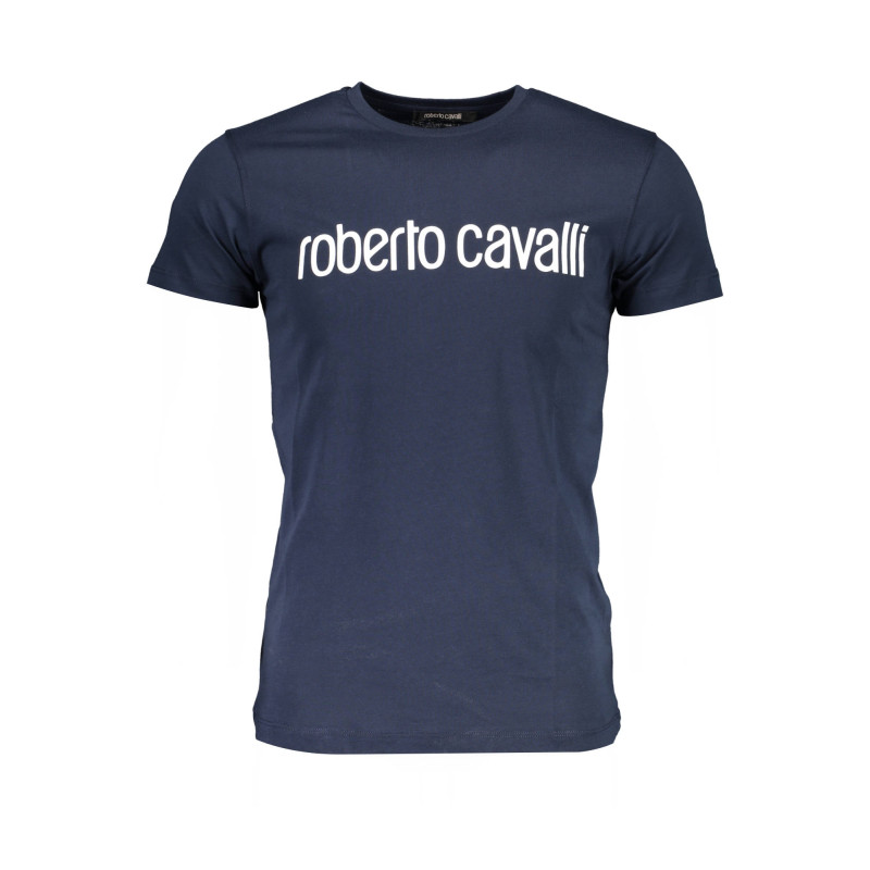 ROBERTO CAVALLI T-SHIRT MANICHE CORTE UOMO BLU