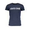 ROBERTO CAVALLI T-SHIRT MANICHE CORTE UOMO BLU