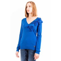 LOVE MOSCHINO WOMEN&39S BLUE SWEATER