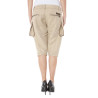 ZUELEMENTS BEIGE WOMAN BERMUDA TROUSERS