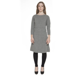 GANT SHORT DRESS WOMAN GRAY