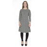 GANT SHORT DRESS WOMAN GRAY