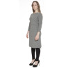 GANT SHORT DRESS WOMAN GRAY