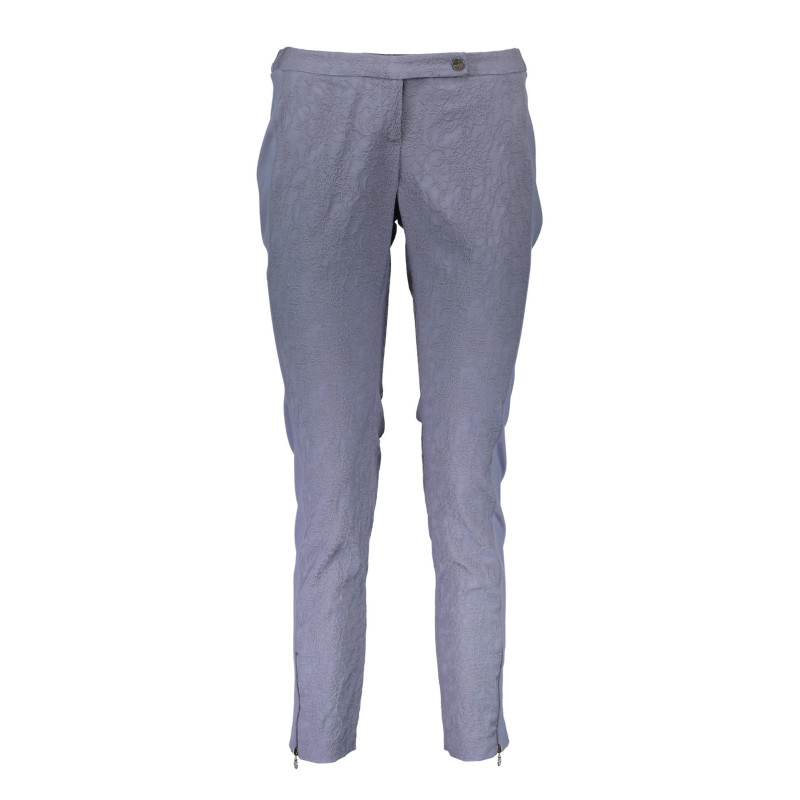 LIU JO BLUE WOMAN TROUSERS